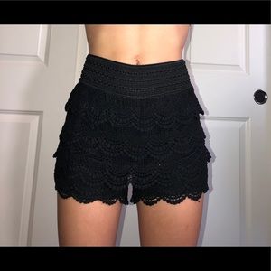 Black shorts